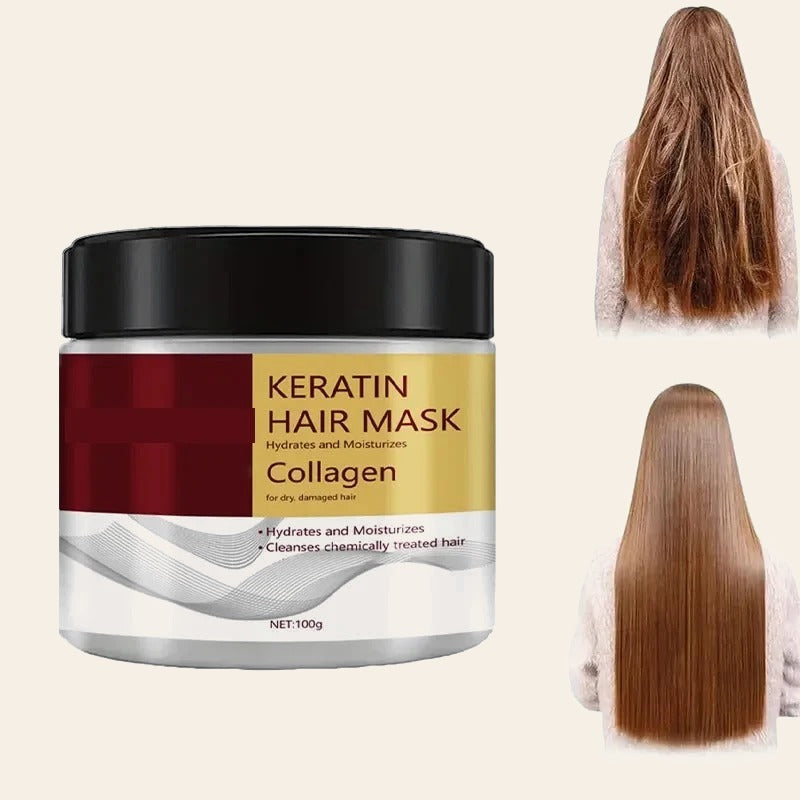 Masque Kératine & Collagène Réparateur Ambralya