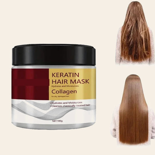 Masque Kératine & Collagène Réparateur Ambralya